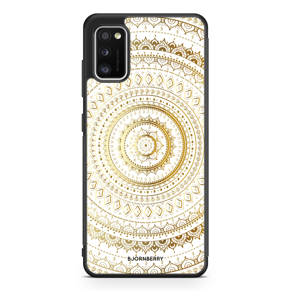 Samsung Galaxy A41 Case - Gold Mandala