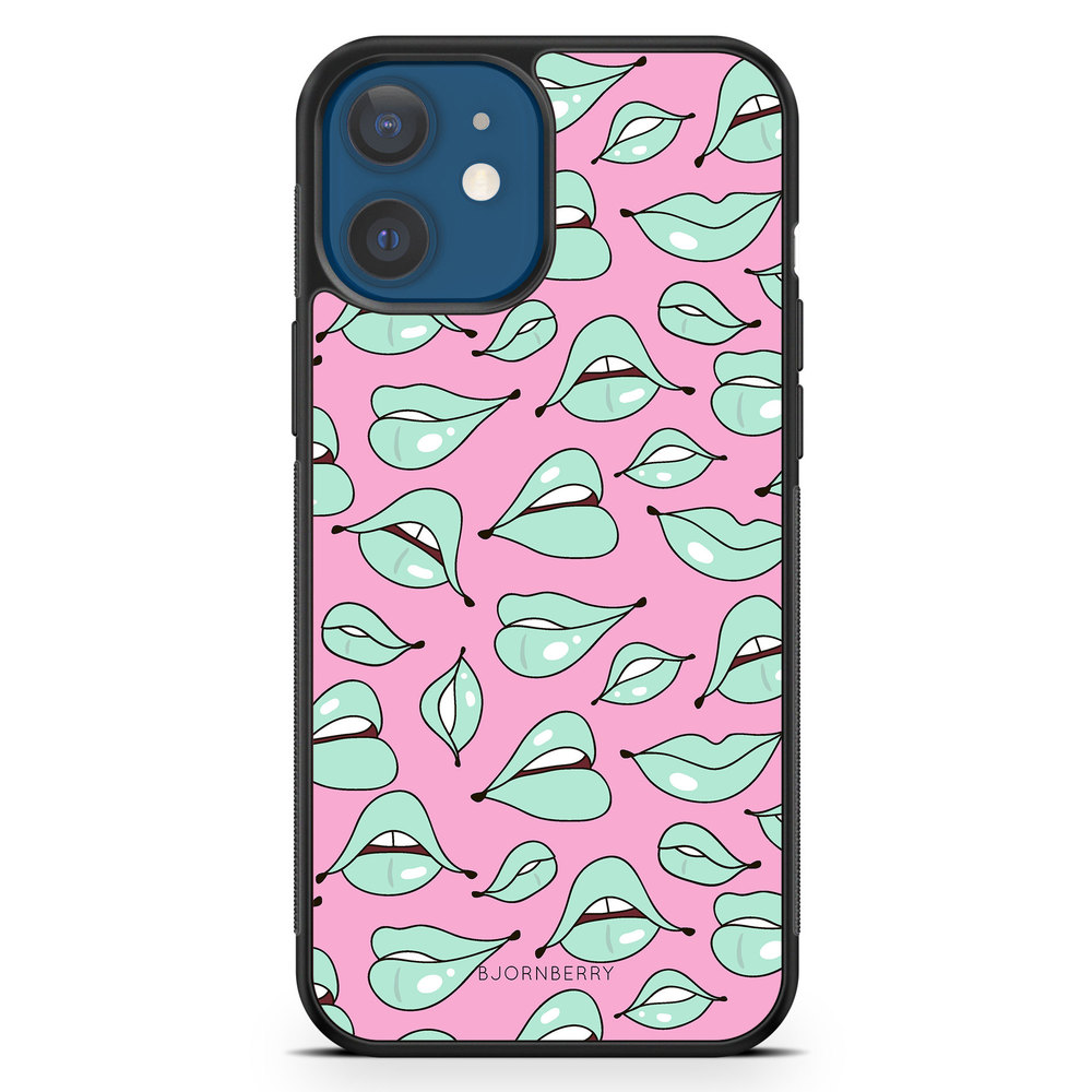 iPhone 12 Mini Case - Green Lips