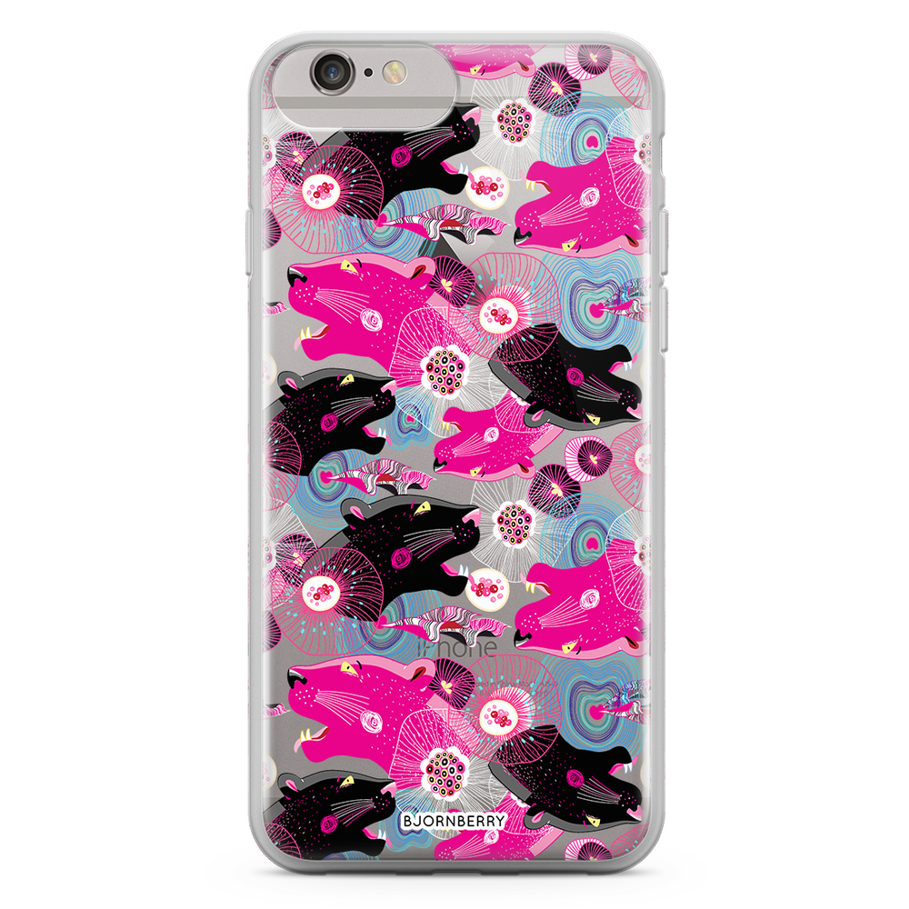 iPhone 6 Plus/6s Plus Fashion Case - Panther Pattern