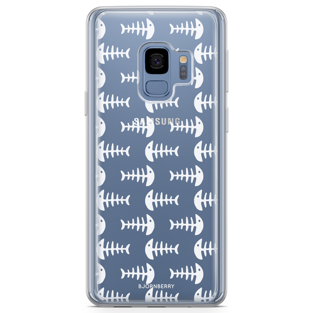 Samsung Galaxy S9 Fashion Case - Fish Skeleton