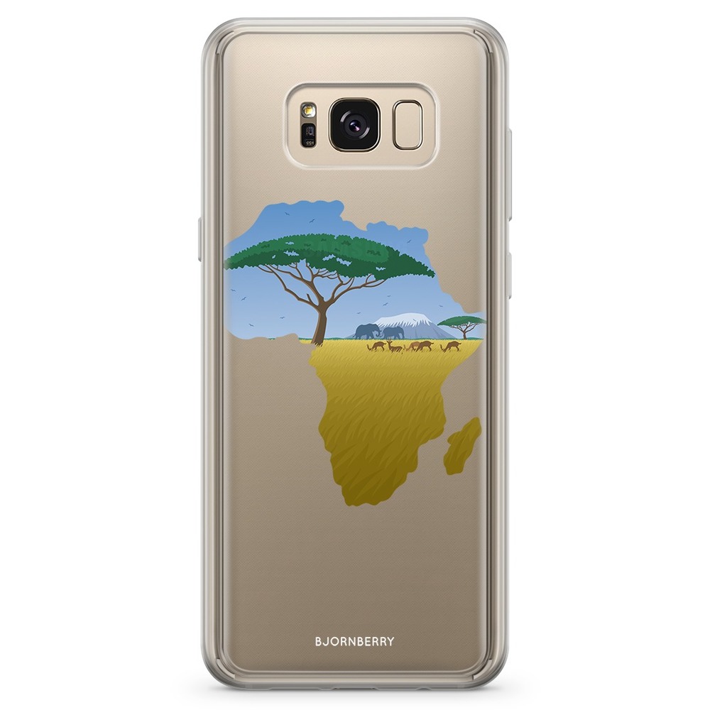 Samsung Galaxy S8 Plus Fashion Skal - Afrika Blå