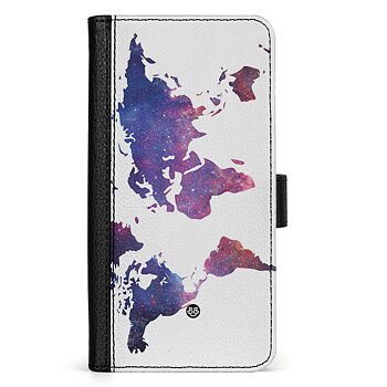 Xiaomi Redmi 10C Wallet Case - World Map Space