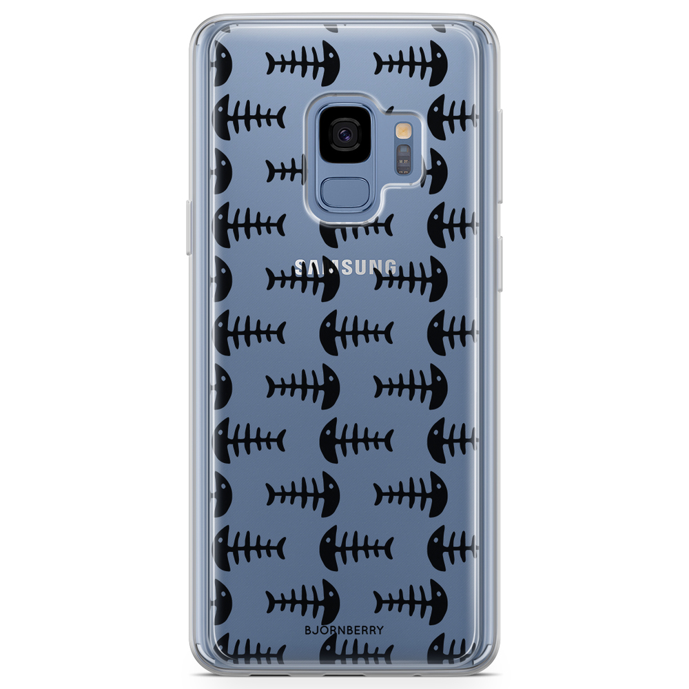 Samsung Galaxy S9 Fashion Case - Fish Skeleton