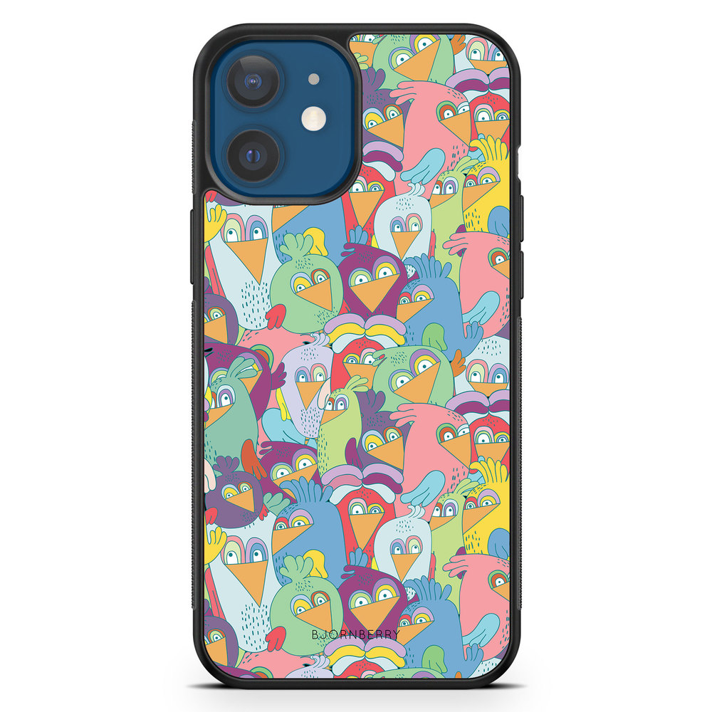 iPhone 12 Mini Case - Cartoon Birds