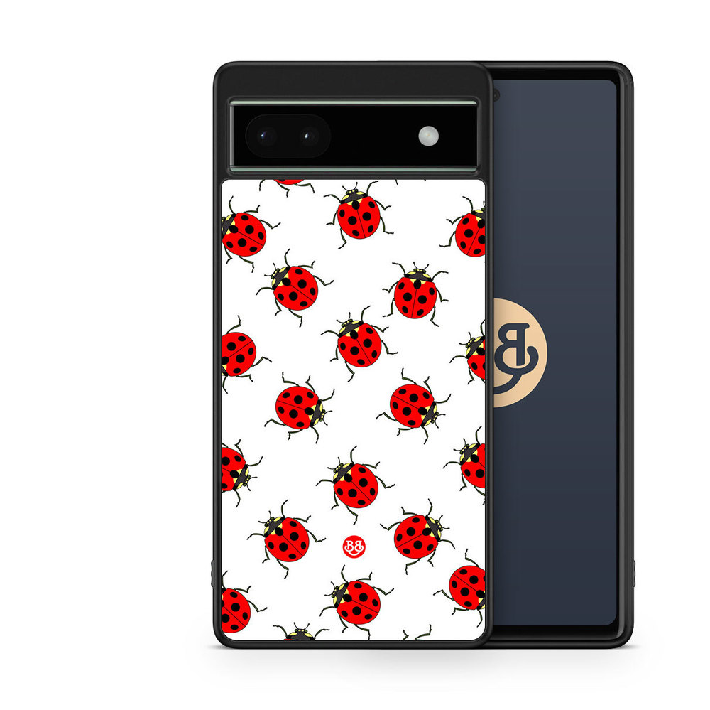 Google Pixel 6a Case - Ladybugs