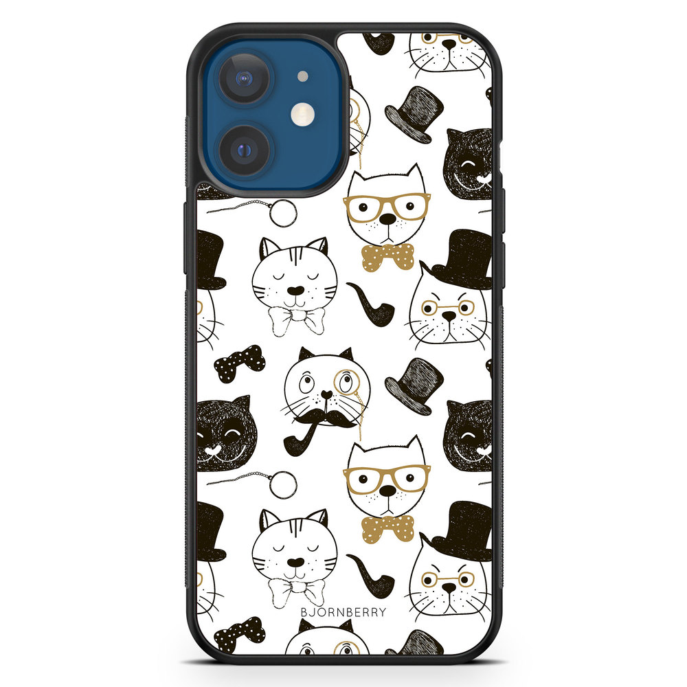 iPhone 12 Mini Case - Cartoon Cats