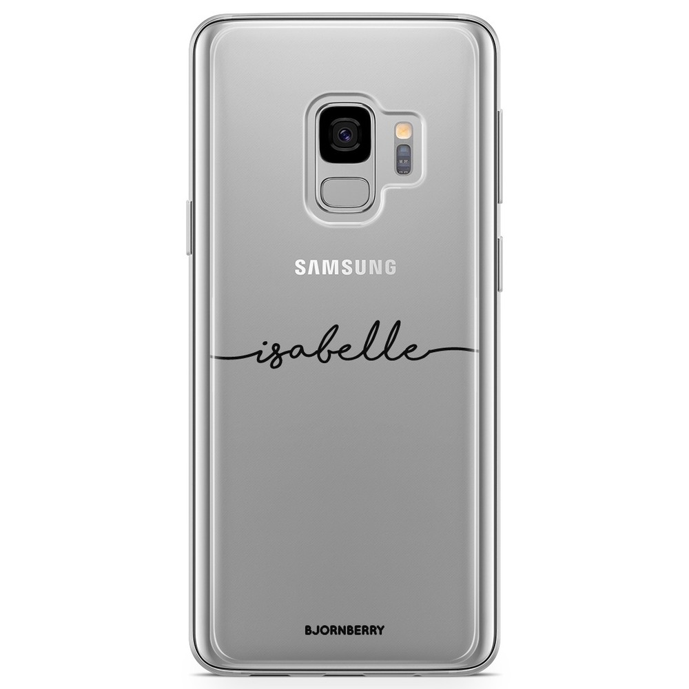 Samsung Galaxy S9 Case Fashion Custom - Name Black