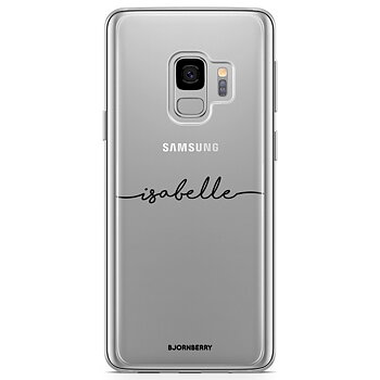 Samsung Galaxy S9 Case Fashion Custom - Name Black