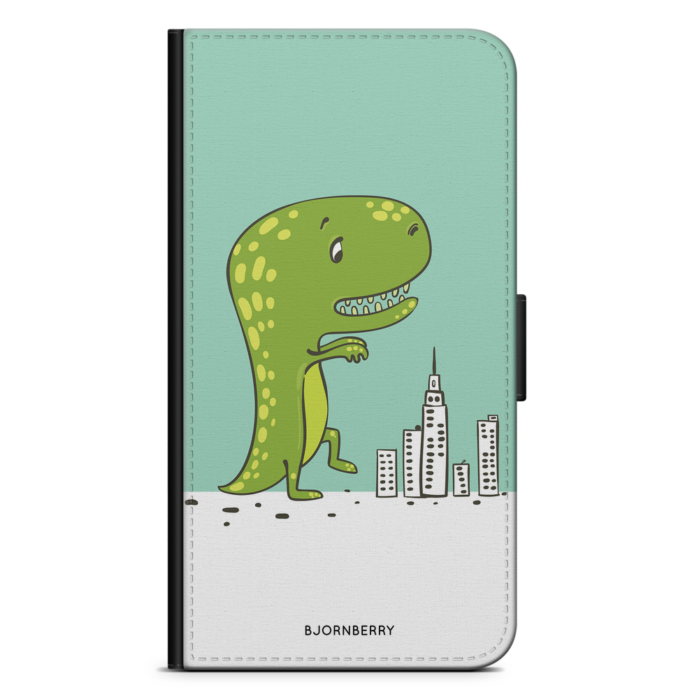 OnePlus 7T Plånboksfodral - Dinosaurie | Mobilskal & Mobilfodral BJORNBERRY