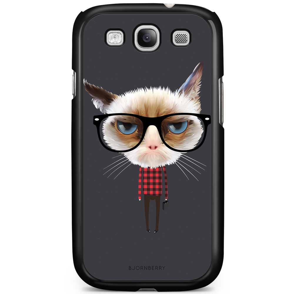 Samsung Galaxy S3 Mini Case - Hipster Cat