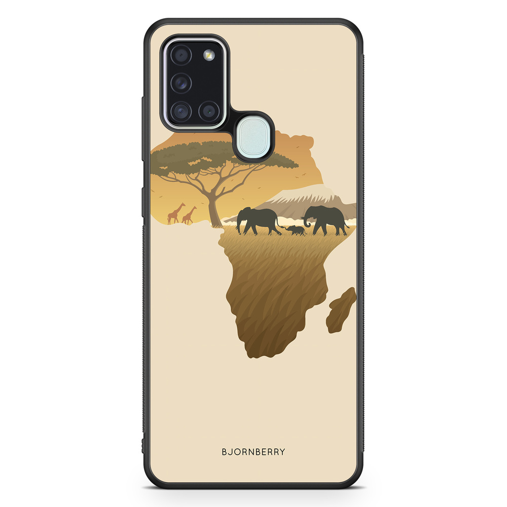Samsung Galaxy A21s Case - Africa Brown