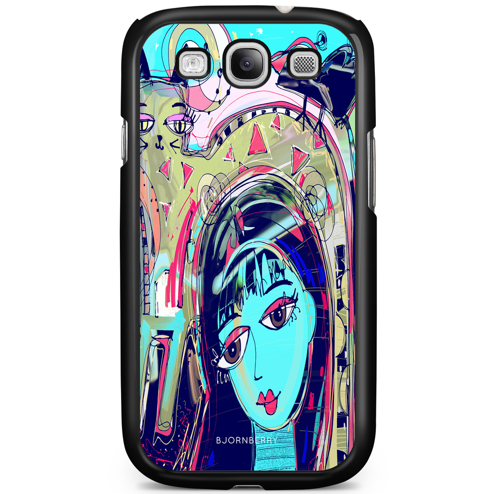 Samsung Galaxy S3 Mini Case - Abstract Cat