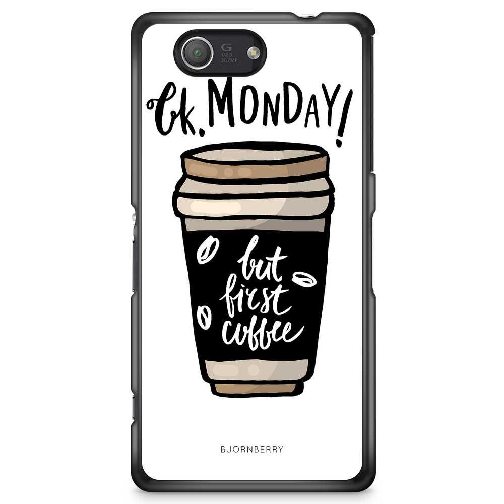Sony Xperia Z3 Compact Case - But First Coffee