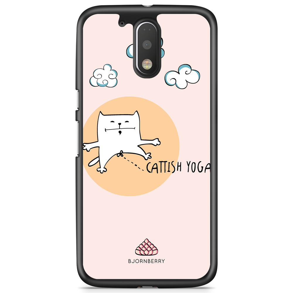 Moto G4/G4 Plus Skal - Cattish Yoga