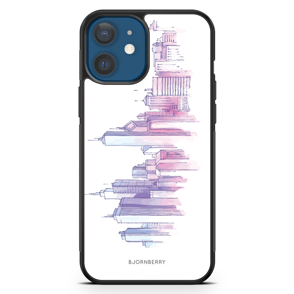 iPhone 12 Mini Case - Watercolor Skyline