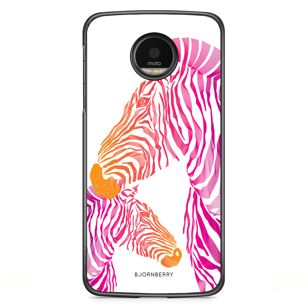 Motorola Moto G5S Plus Case - Pink Zebras