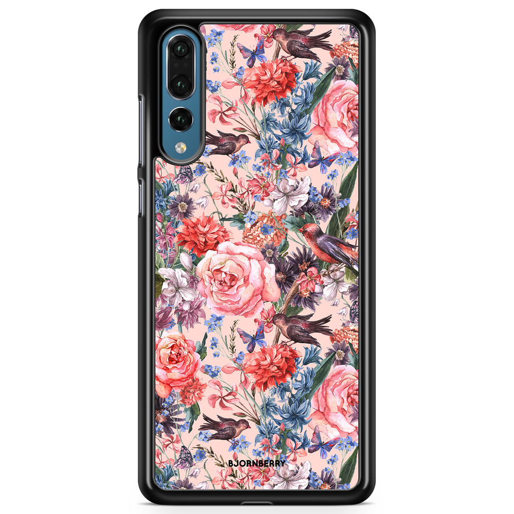 Huawei P20 Pro Case - Birds & Flowers