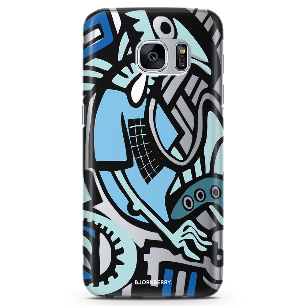 Samsung Galaxy S7 TPU Case - Grafitti Lizard