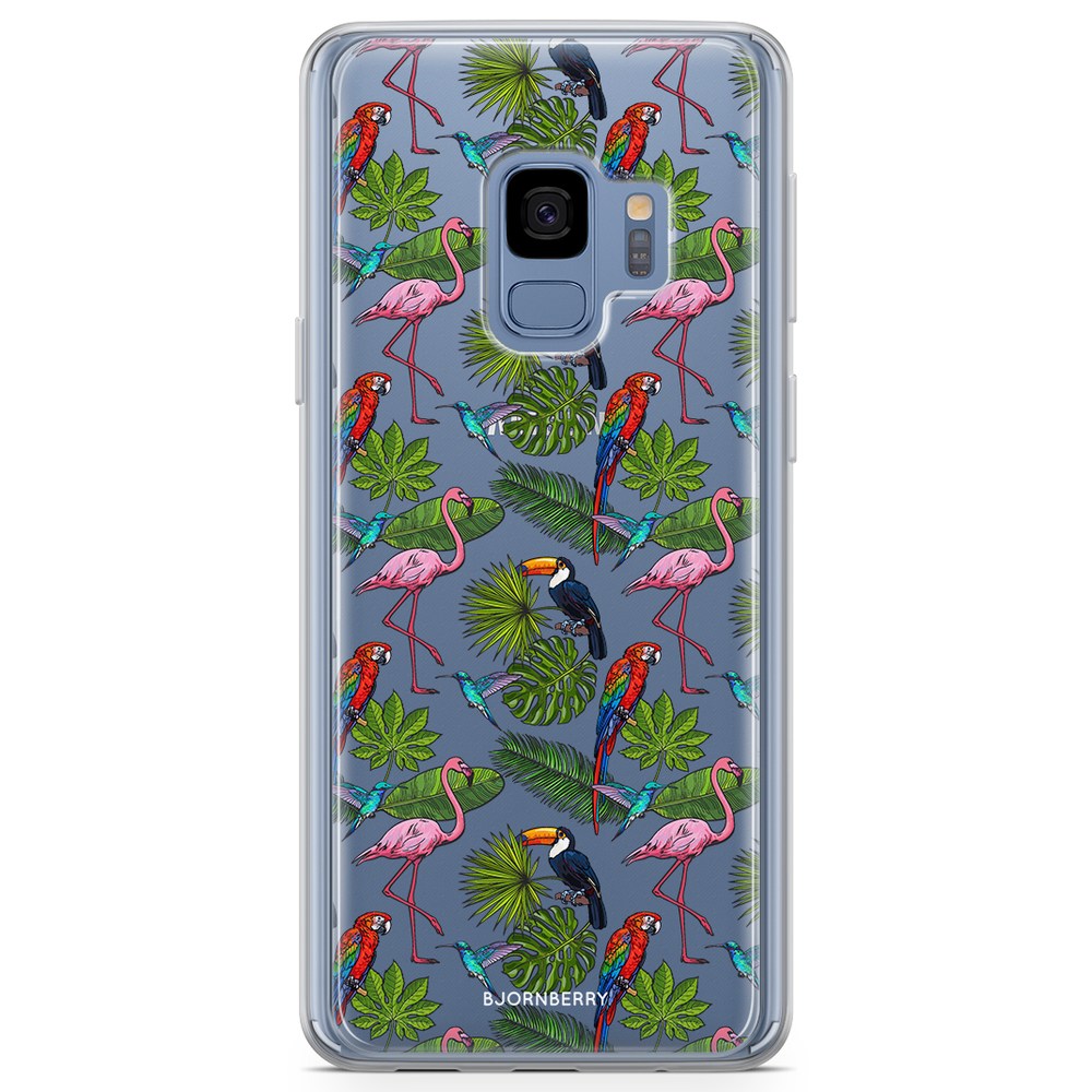 Samsung Galaxy S9 Fashion Case - Tropical Pattern