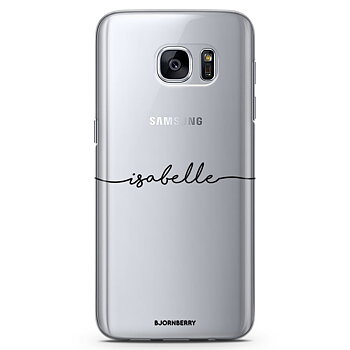 Samsung Galaxy S6 Edge TPU Custom Case - Name Black