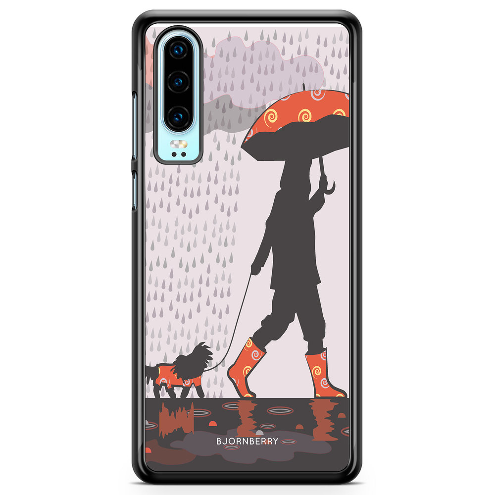 Huawei P30 Case - Walking In The Rain
