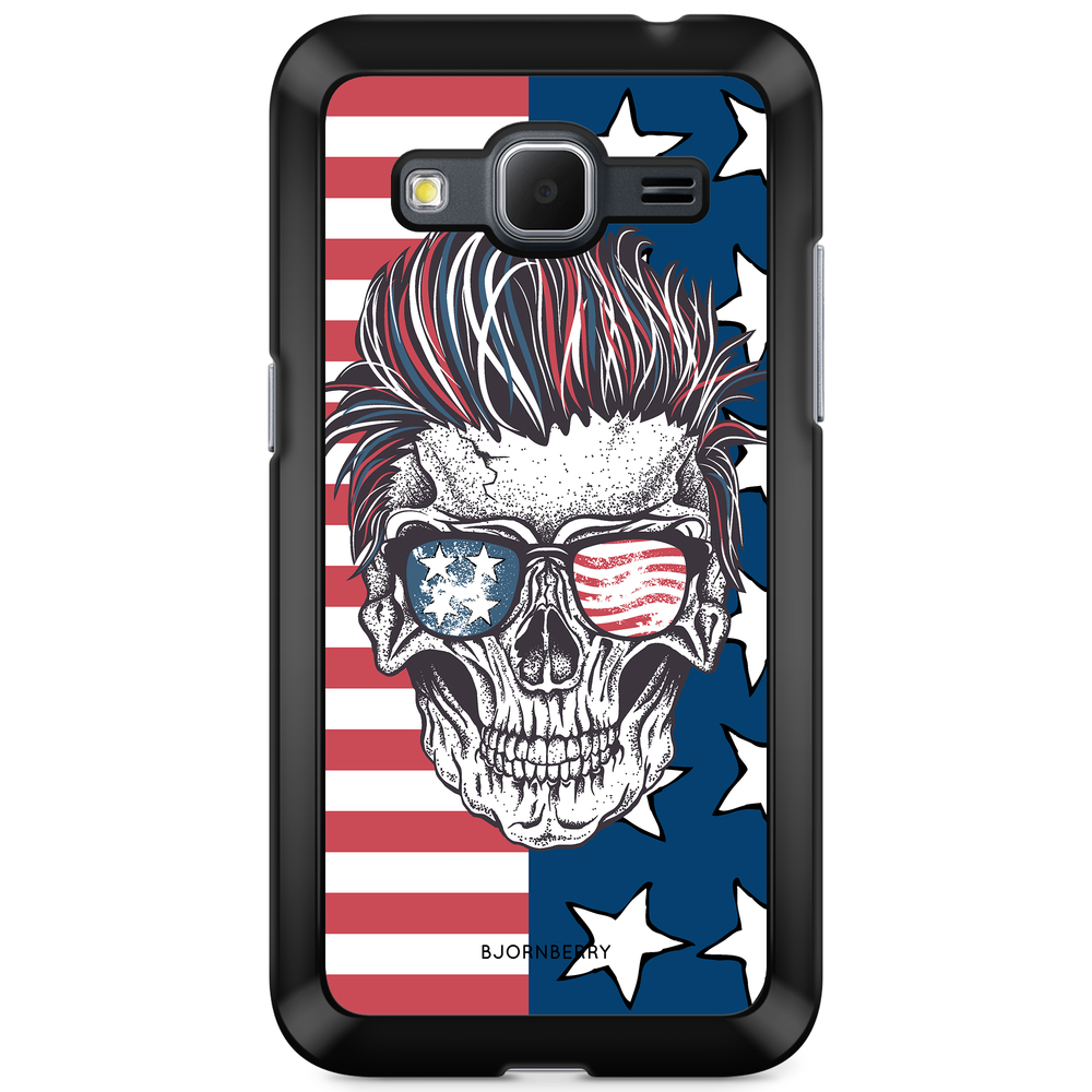 Samsung Galaxy Core Prime Case - USA Skull