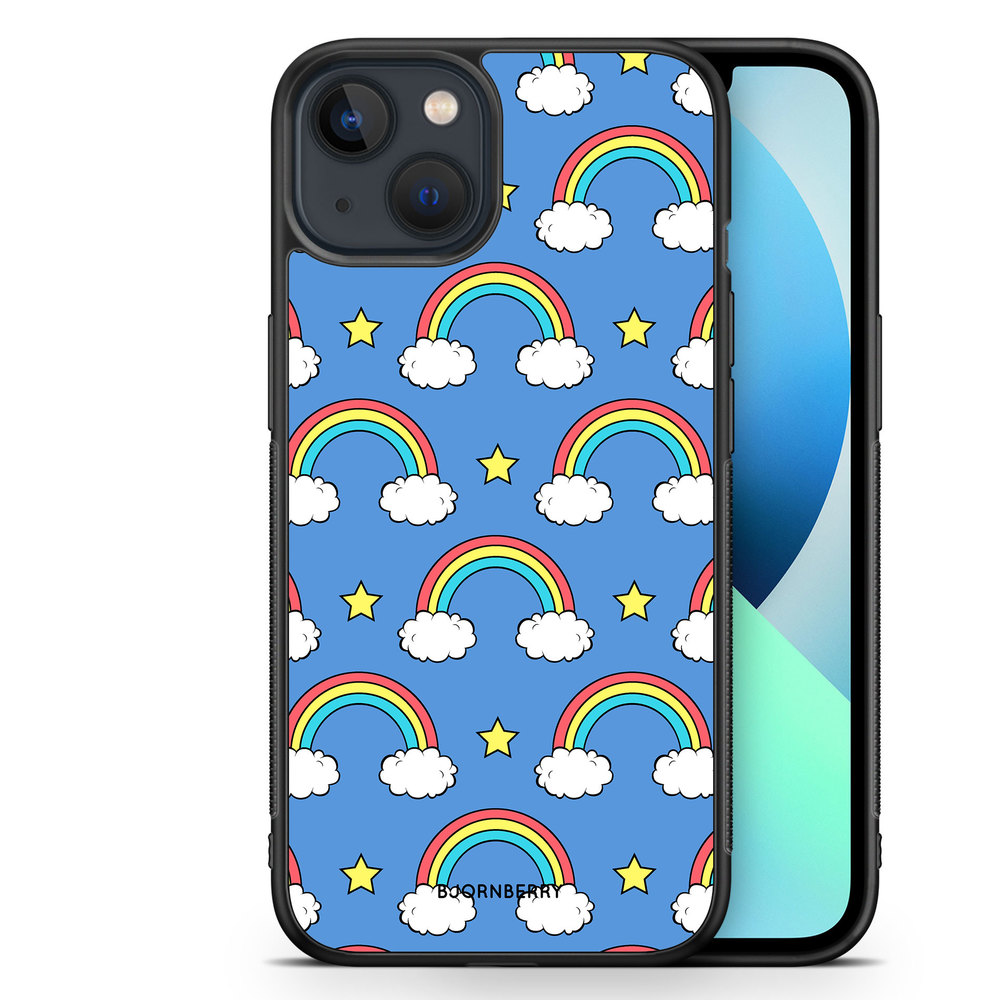 iPhone 13 Mini Case - Rainbow Pattern