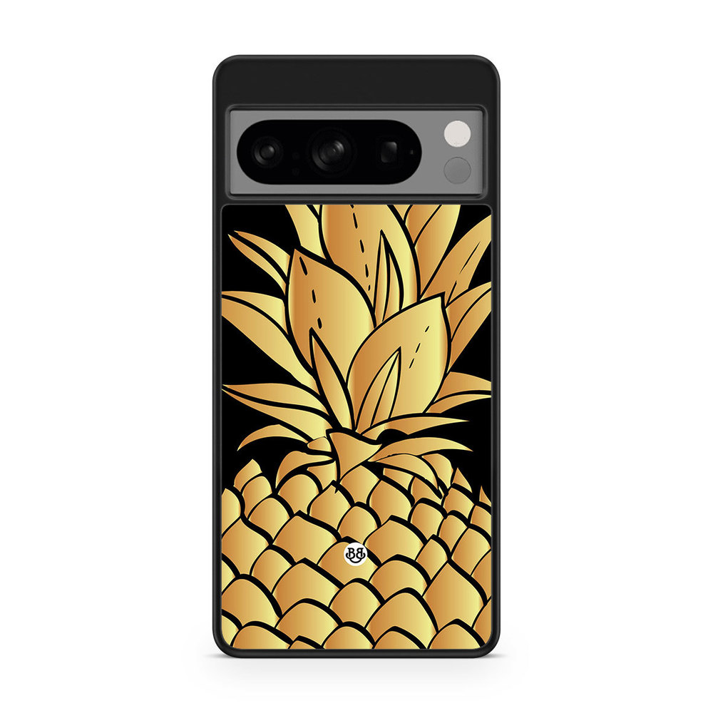 Google Pixel 8 Pro Case - Gold Pineapple