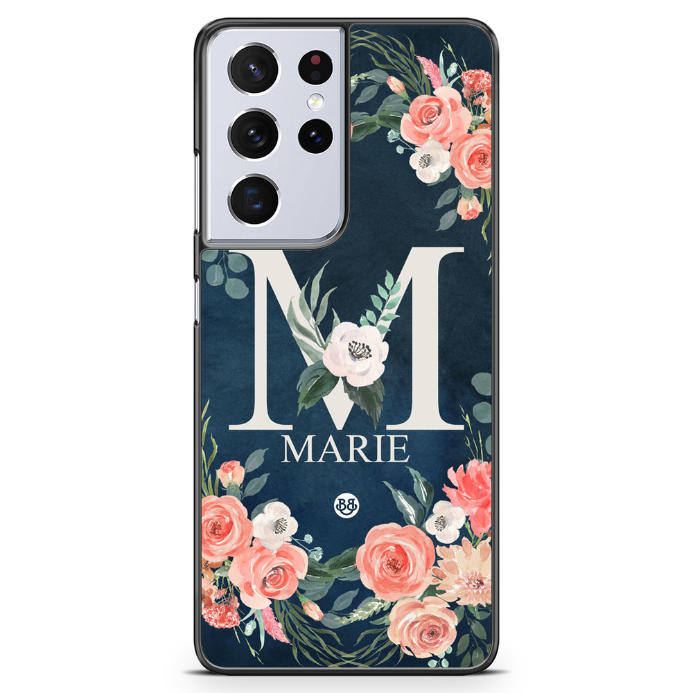 Samsung Galaxy S21 Ultra Custom Case - Monogram Name