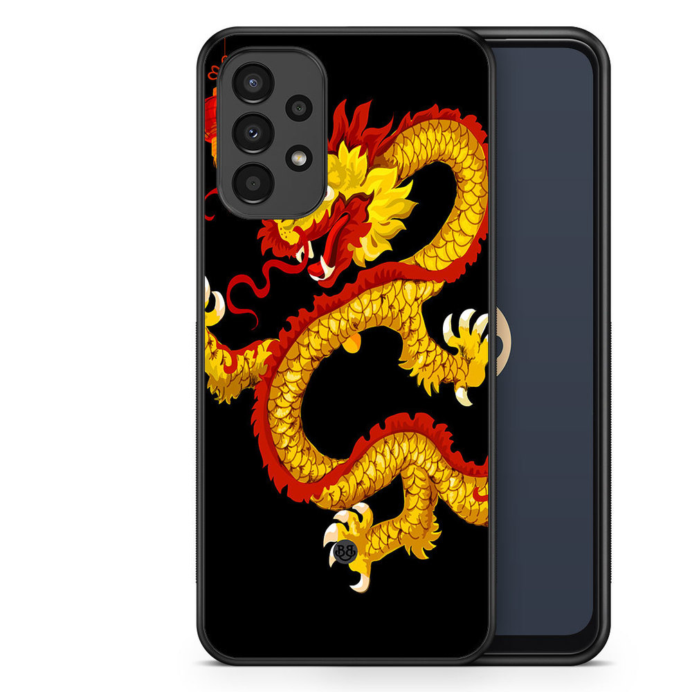 Samsung Galaxy A13 Case - Yellow Dragon
