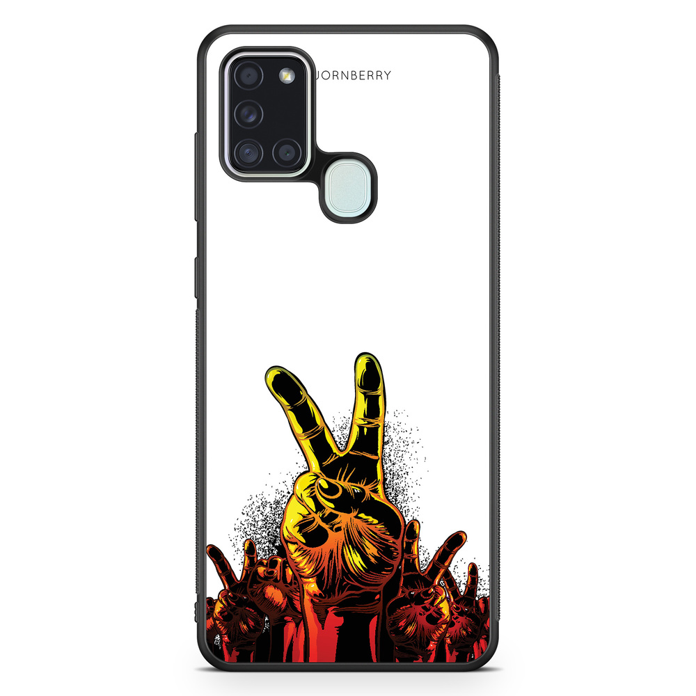 Samsung Galaxy A21s Case - Peace Hands
