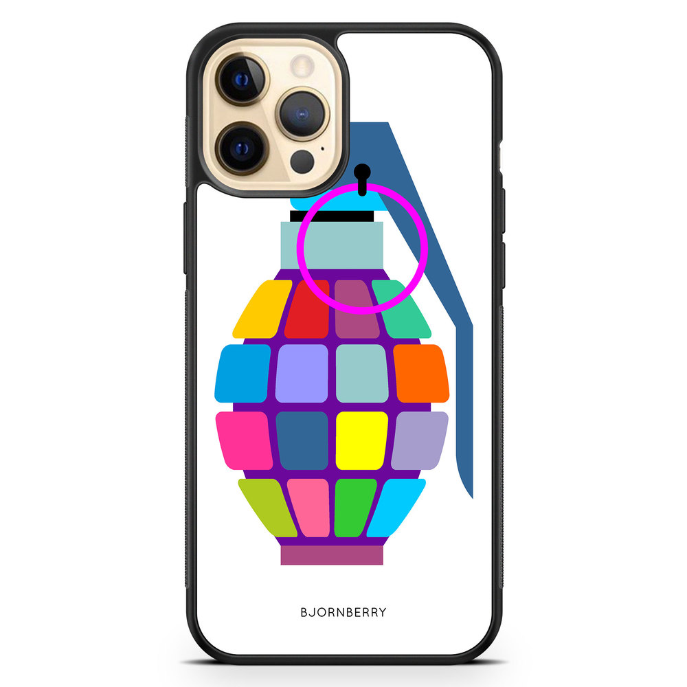 iPhone 12 Pro Max Case - Color Hand Granade