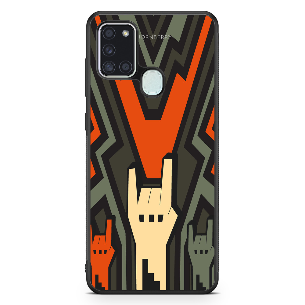 Samsung Galaxy A21s Case - Rock Hands