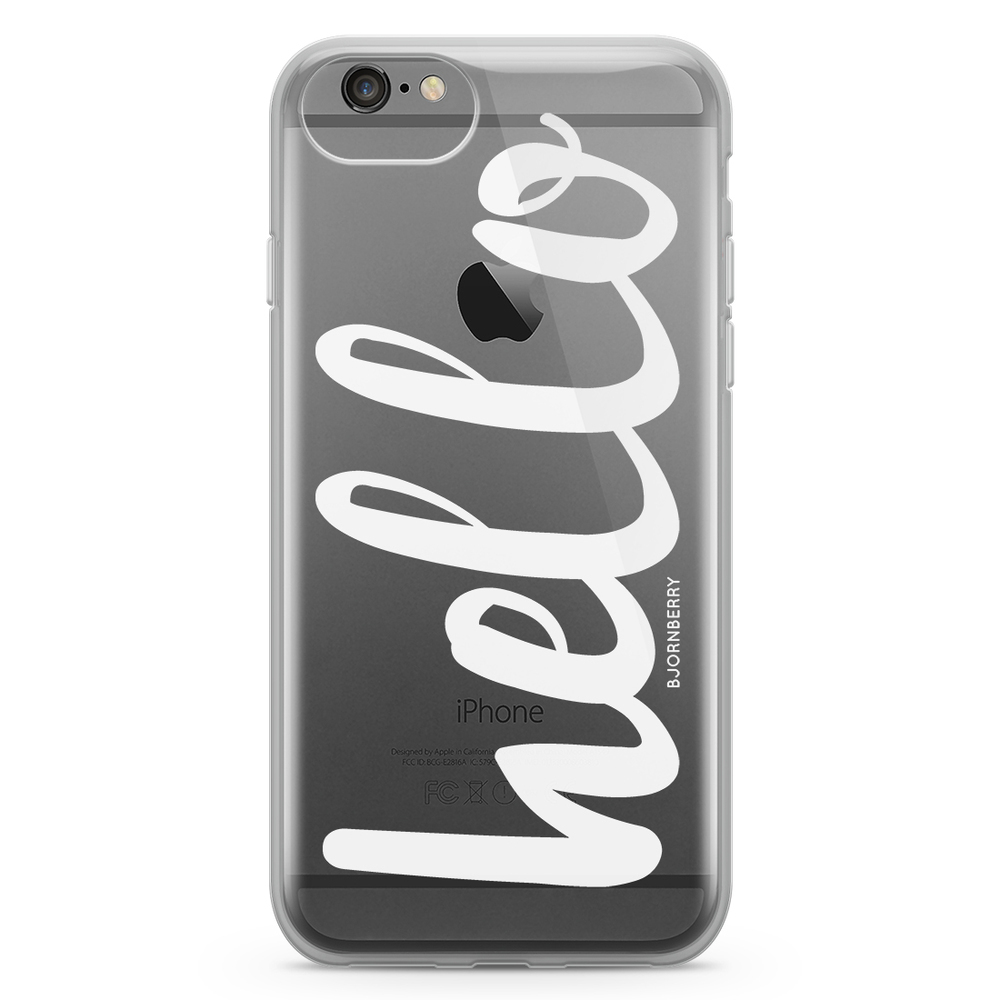 iPhone 6/6s Fashion Case - Hello White