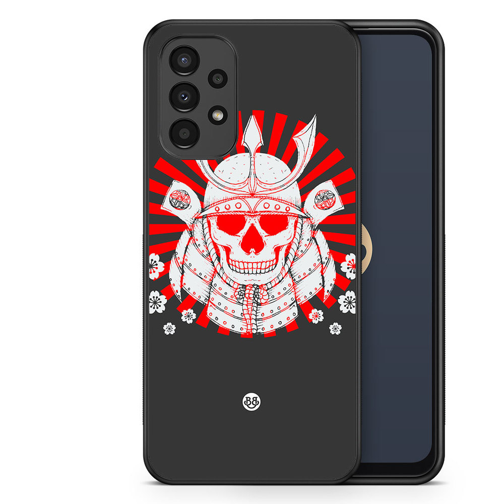 Samsung Galaxy A13 Case - Samurai skull