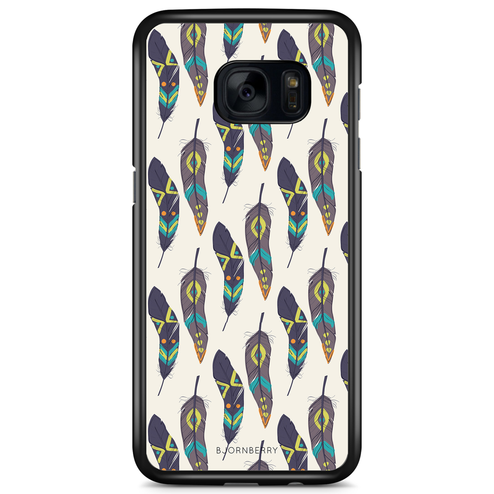 Samsung Galaxy S7 Case - Ethnic Feathers