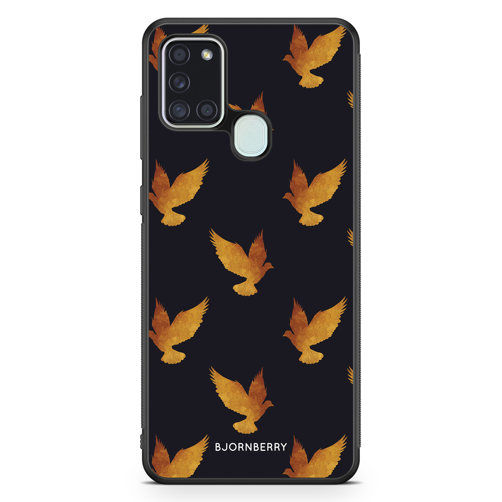 Samsung Galaxy A21s Case - Golden Doves