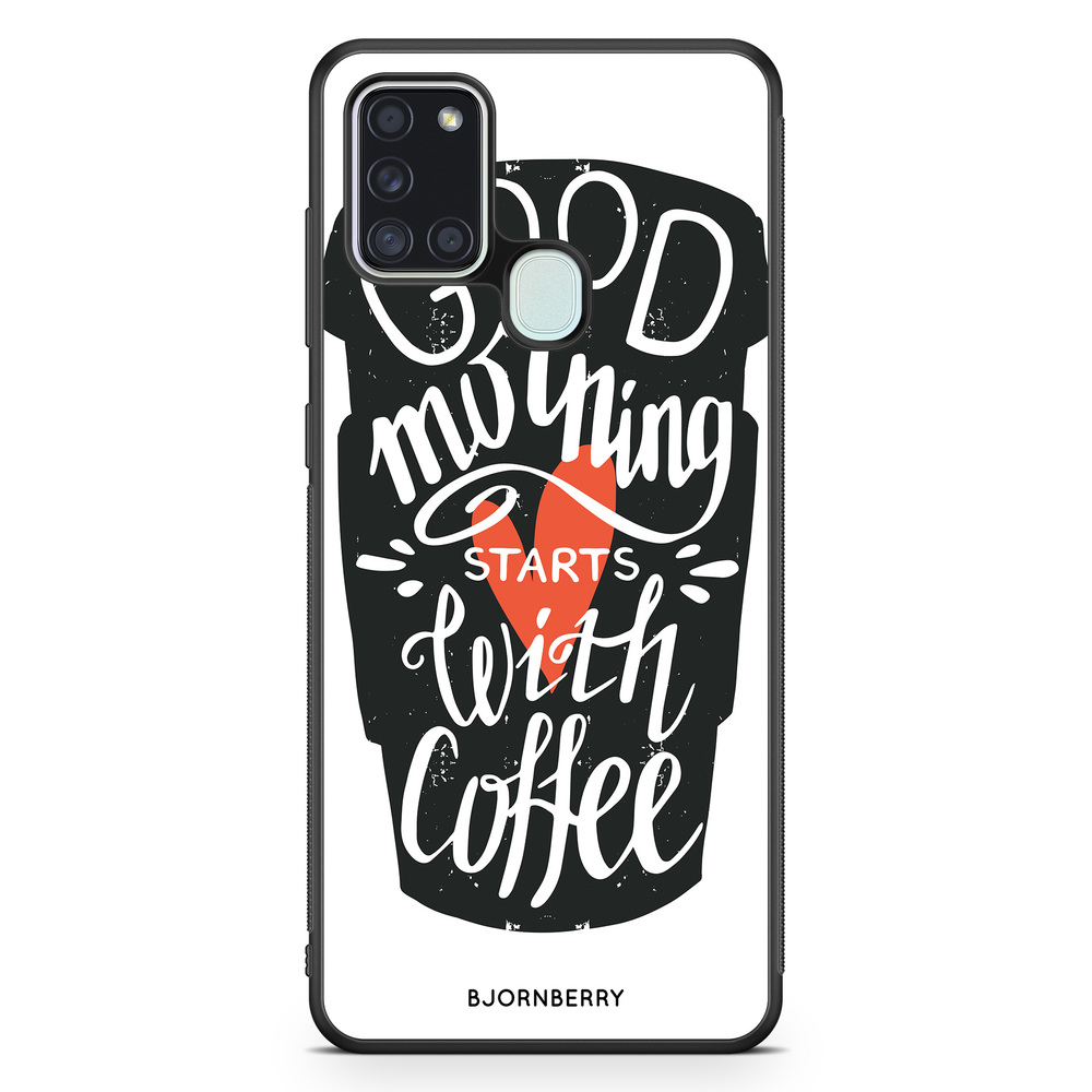 Samsung Galaxy A21s Case - Coffee