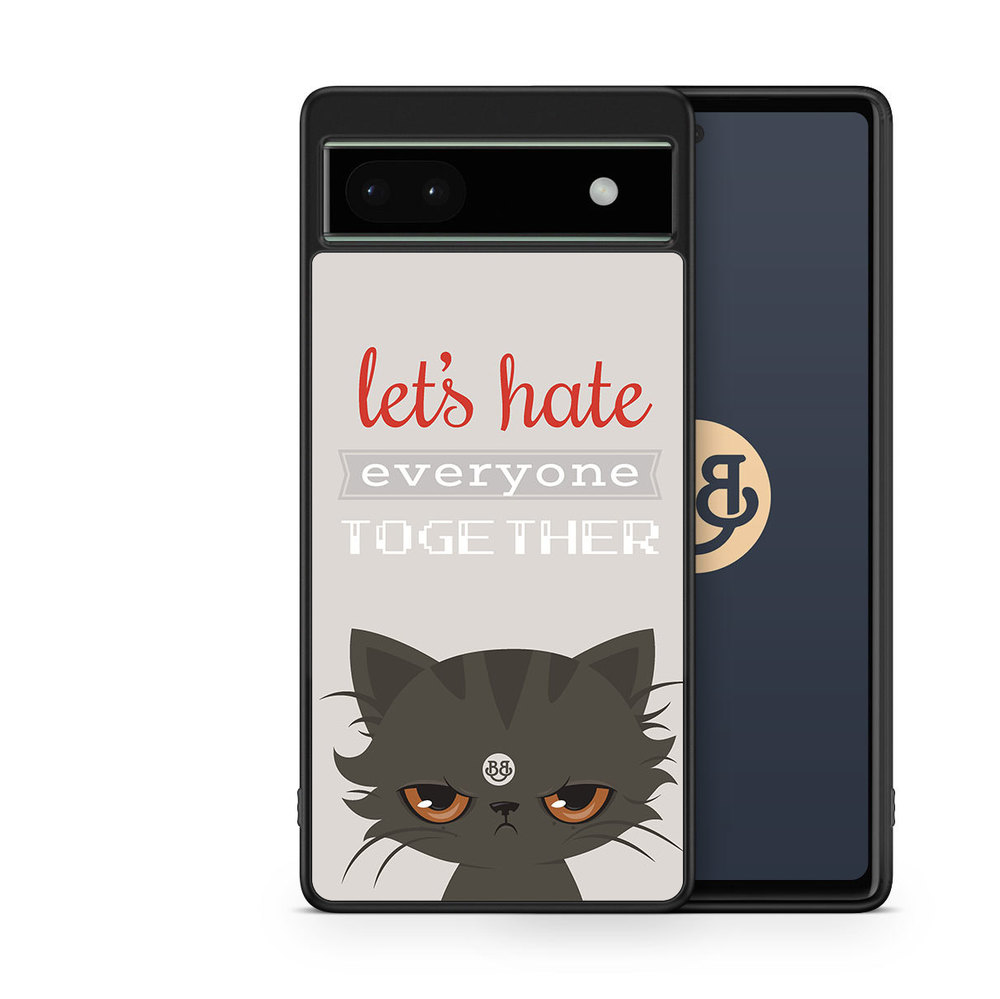 Google Pixel 6a Case - Angry Cat