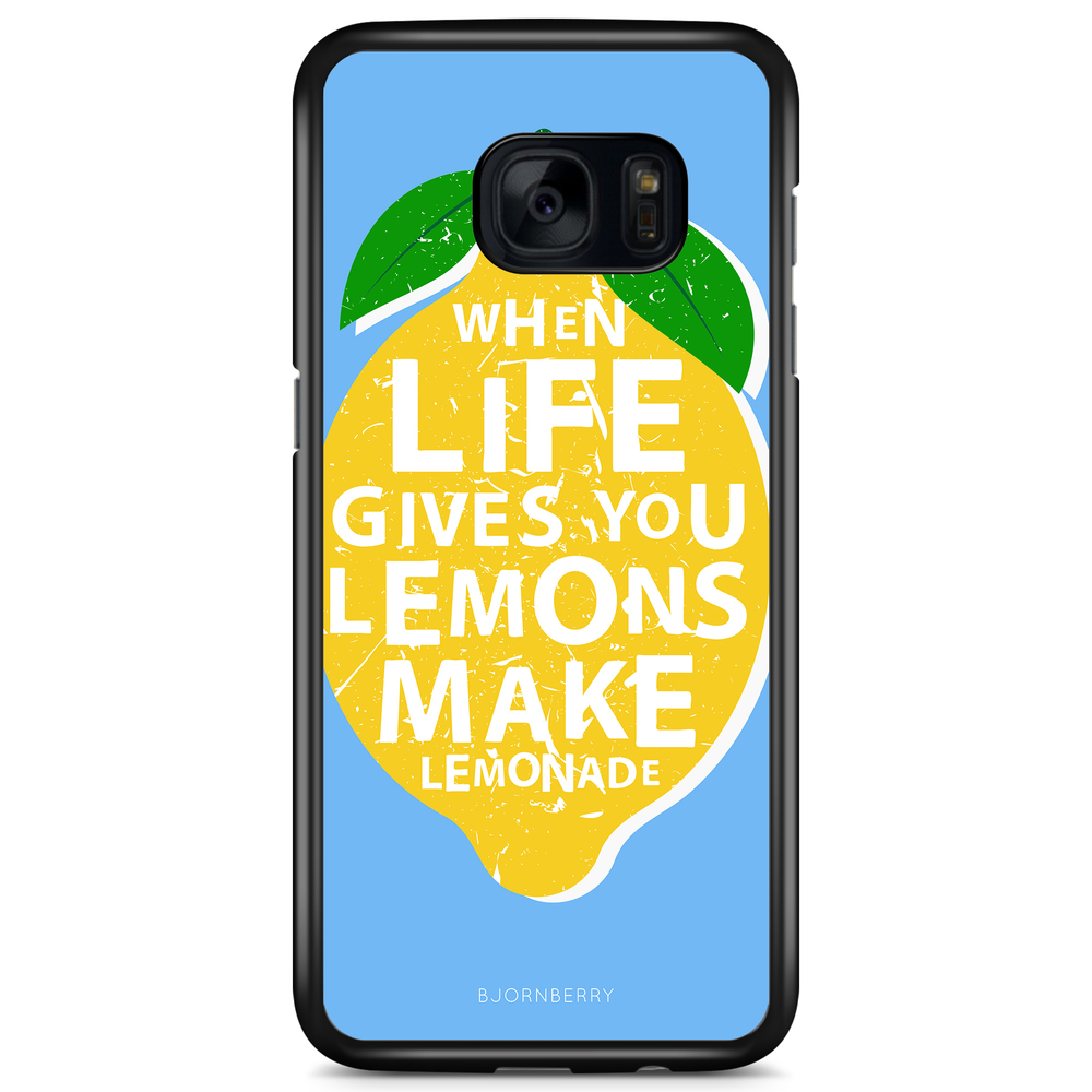 Samsung Galaxy S7 Case - Lemon Quote