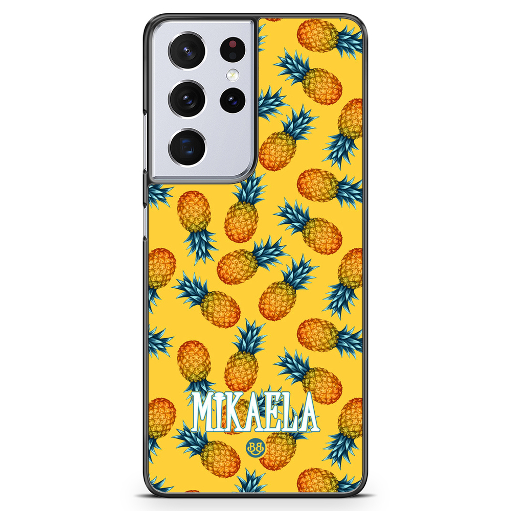 Samsung Galaxy S21 Ultra Custom Case - Pineapple Name