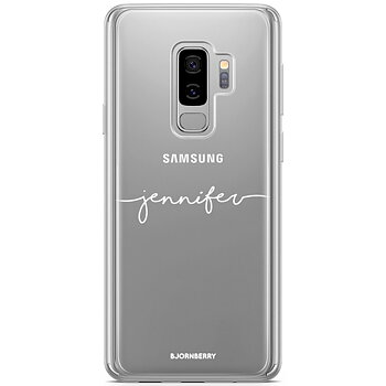 Samsung Galaxy S9 Plus Case Fashion Custom - Name White