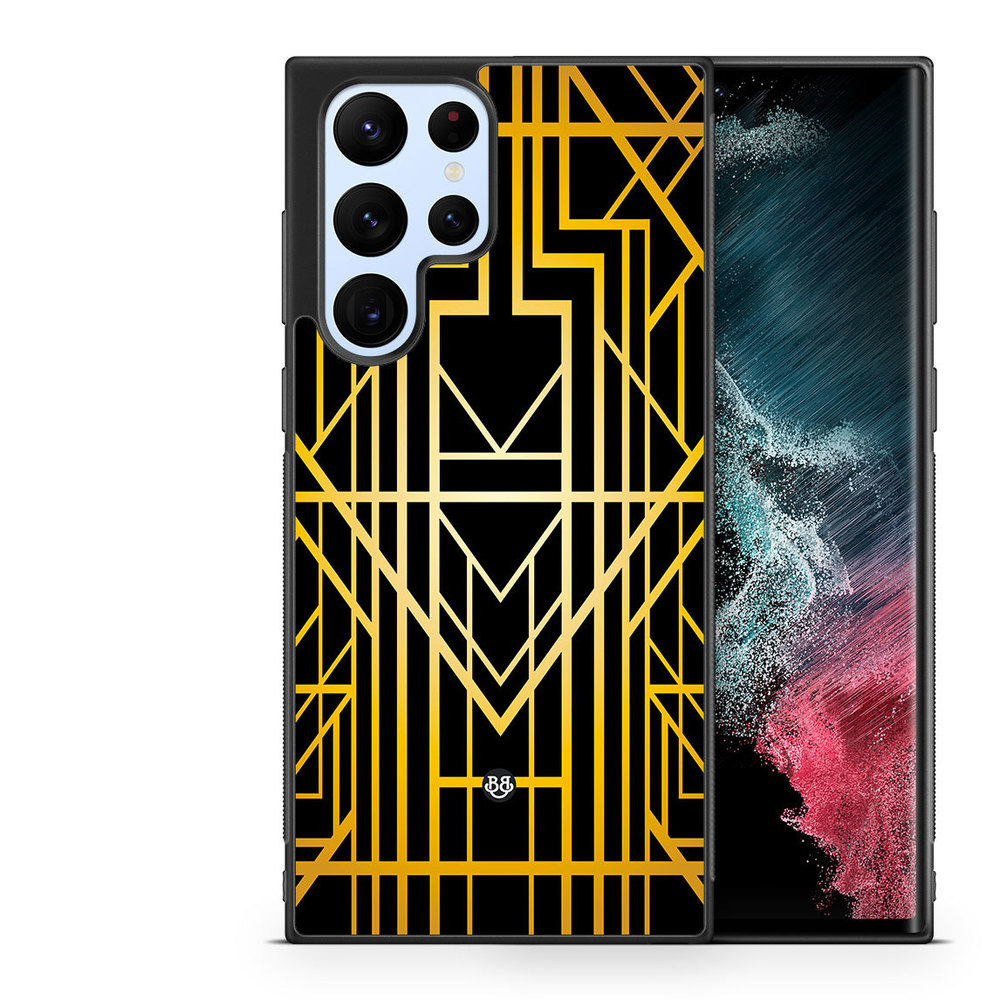 Samsung Galaxy S22 Ultra 5G Case - Golden pattern