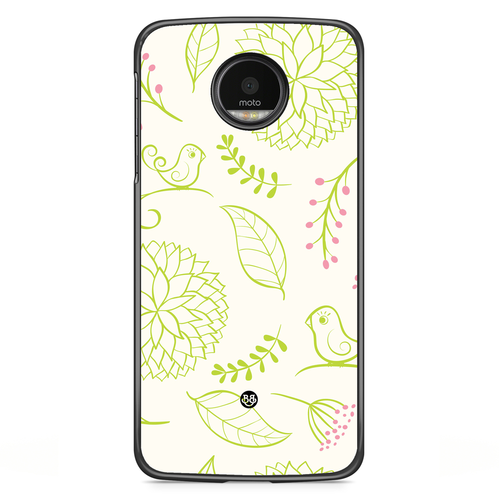 Motorola Moto G5S Plus Case - Green Floral