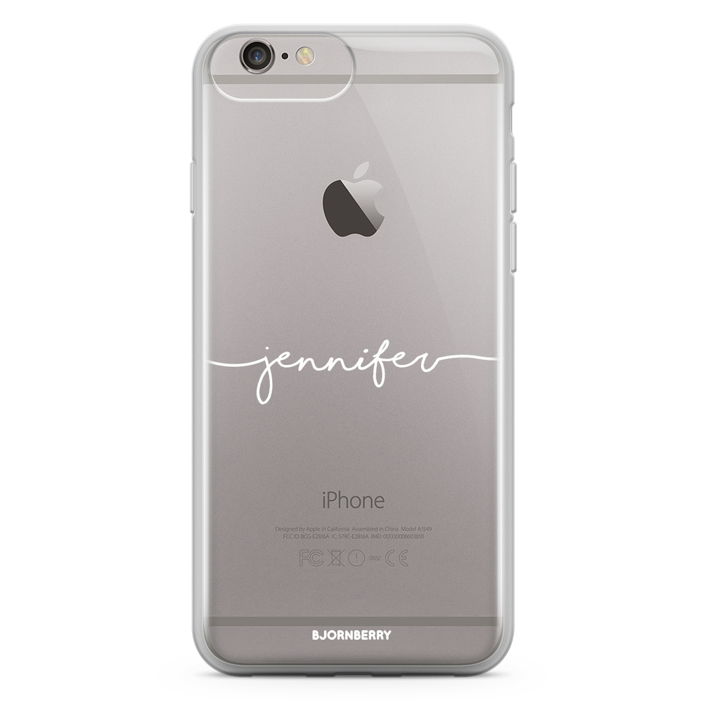 iPhone 6 Plus/6 Plus Case Fashion Custom - Name White