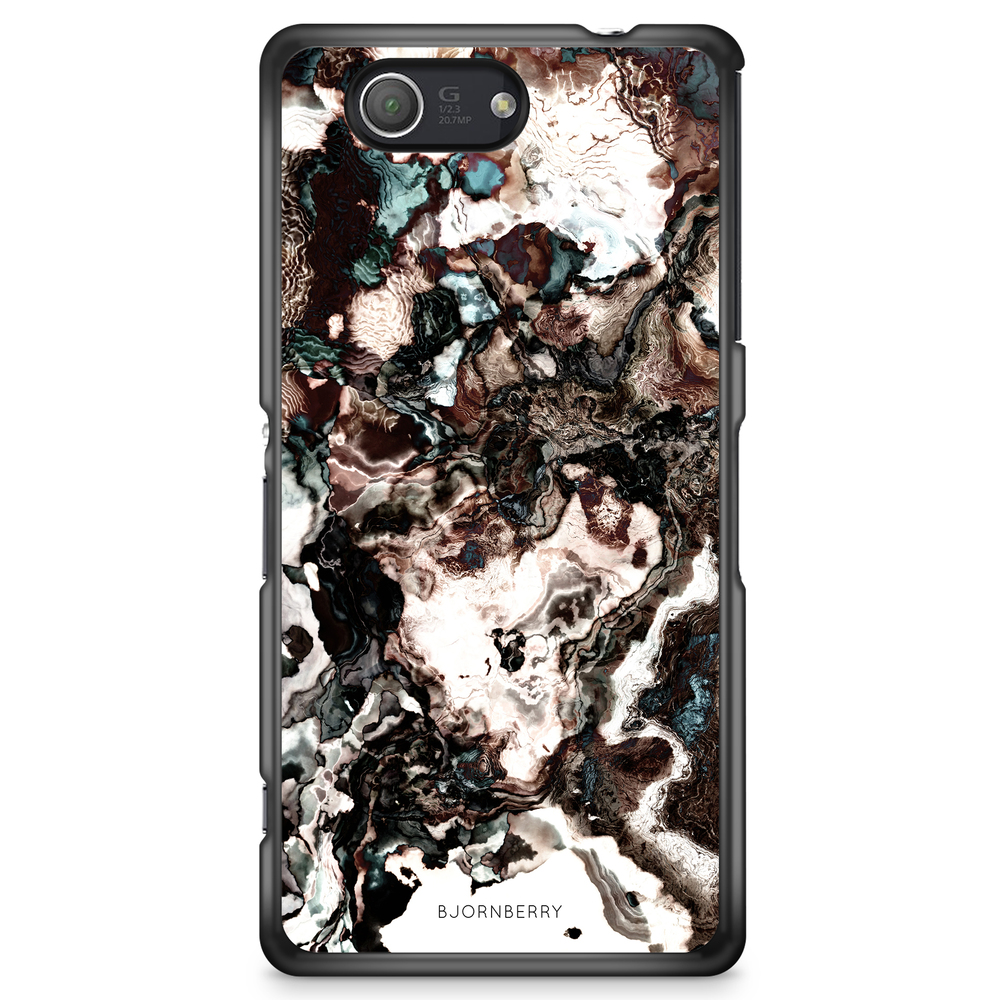 Sony Xperia Z3 Compact Case - Marble Brown