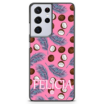 Samsung Galaxy S21 Ultra Custom Case - Tropical Name