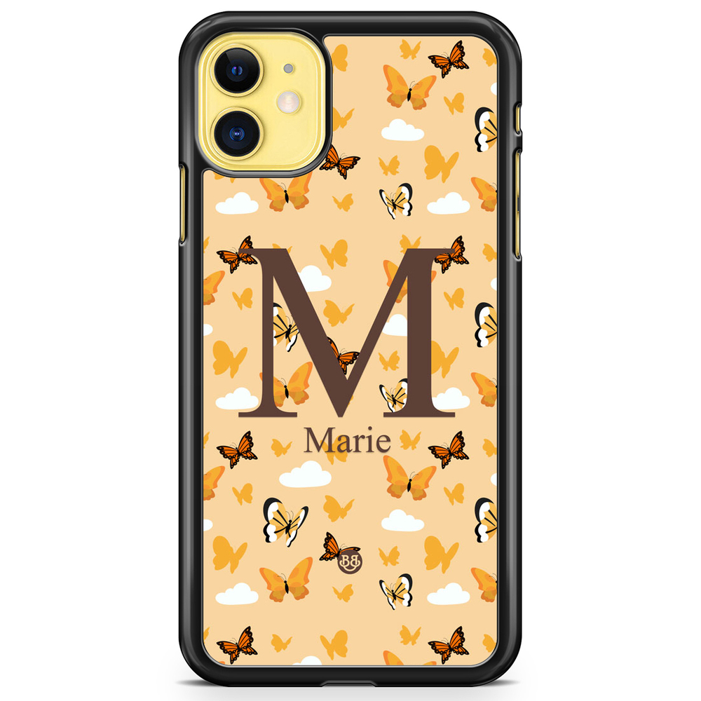 iPhone 11 Custom Case - AWAKEN - Orange Butterfly