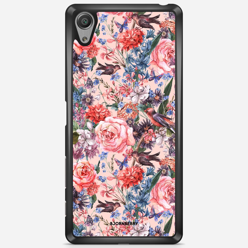 Sony Xperia X Performance Case - Birds & Flowers