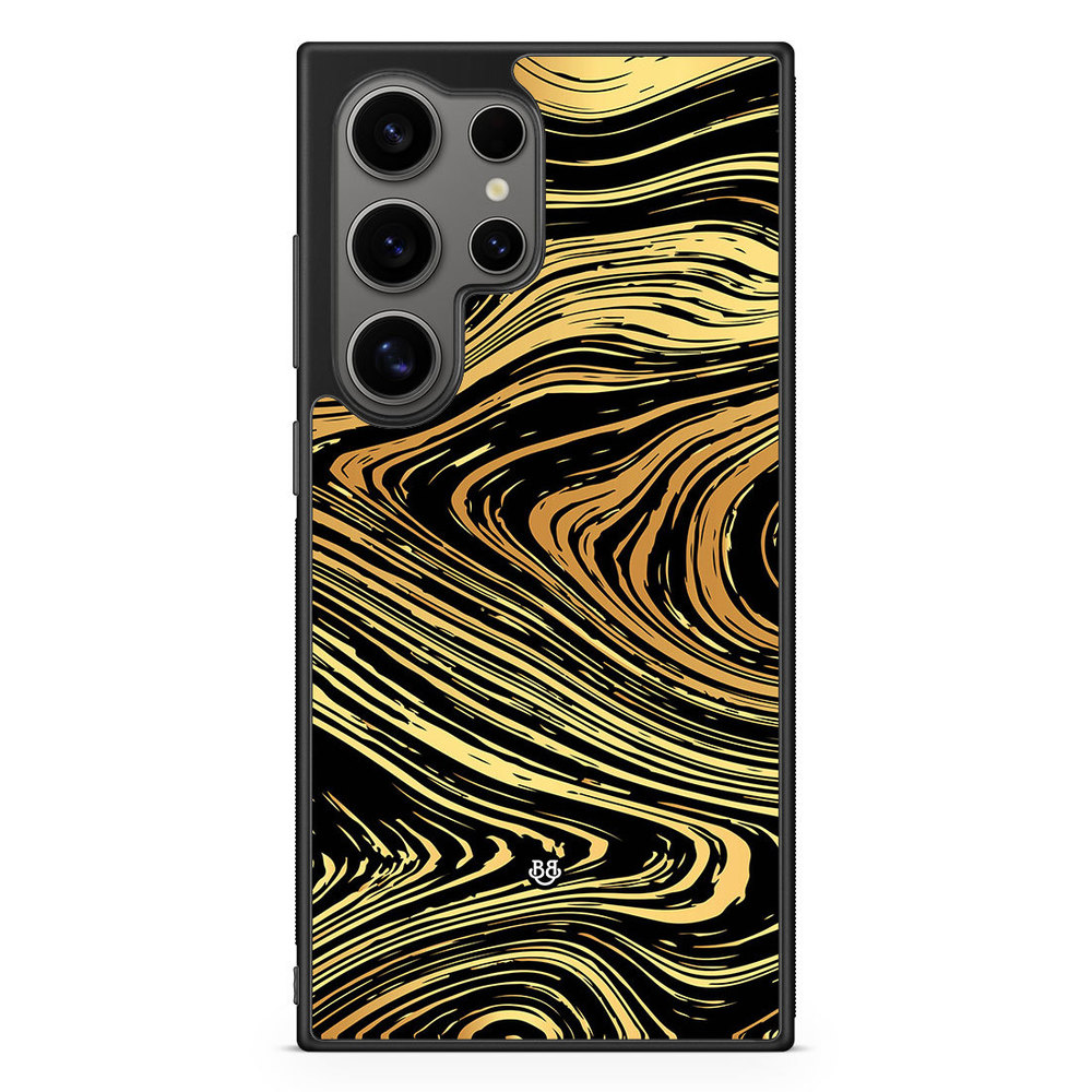 Samsung Galaxy S24 Ultra Case - Gold Marble